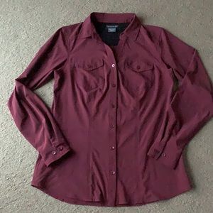 Exofficio button down shirt women’s sz S (4/6)